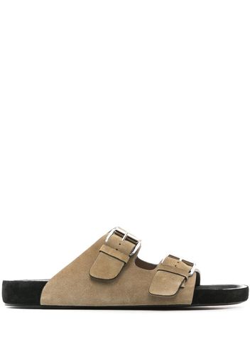 Isabel Marant Lekson double-strap sandals - Nude