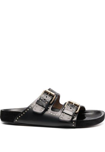 Isabel Marant studded buckle-fastening sandals - Schwarz