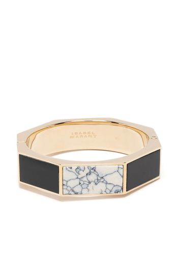 Isabel Marant octagonal hoop bangle - Gold