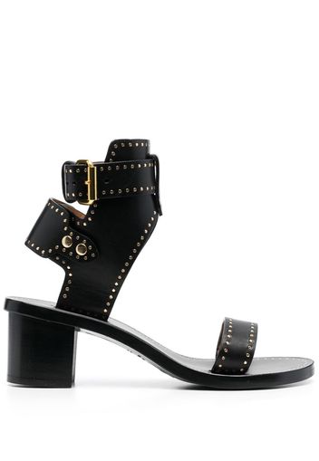 Isabel Marant stud-detail ankle-strap 65mm sandals - Schwarz