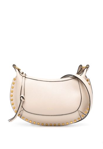 ISABEL MARANT Oskan Moon leather shoulder bag - Nude