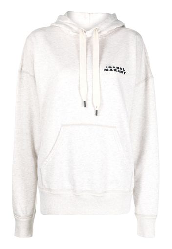 ISABEL MARANT logo-print hoodie - Nude