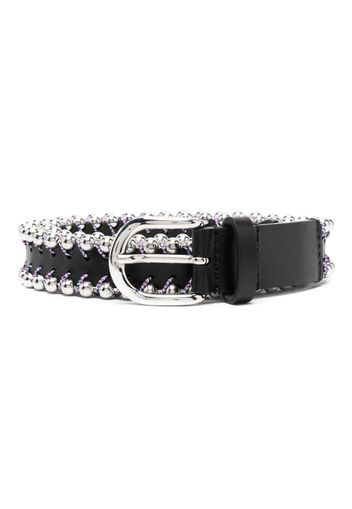 ISABEL MARANT Civan leather belt - Schwarz