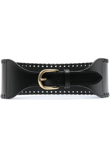 ISABEL MARANT Woma leather belt - Schwarz