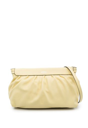 ISABEL MARANT Luz leather clutch bag - Gelb