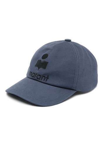 ISABEL MARANT embroidered-logo cotton cap - Blau