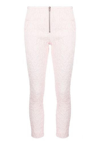 ISABEL MARANT Cropped-Hose mit Knitteroptik - Rosa