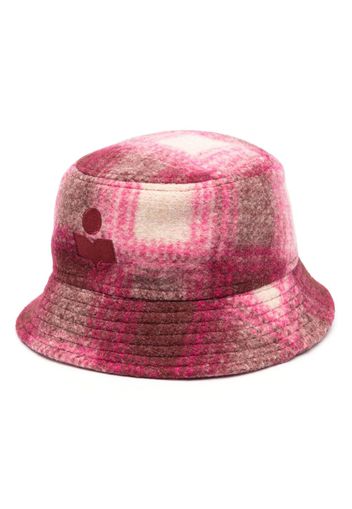 ISABEL MARANT Haley checked bucket hat - Rosa