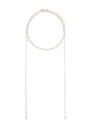 Isabel Marant drop-design chain-link necklace - Weiß