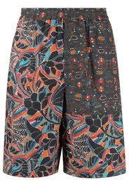 Isabel Marant graphic-print deck shorts - Grau