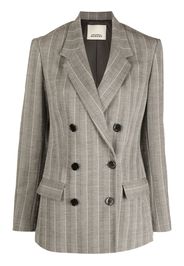 Isabel Marant tailored striped double-breasted blazer - Grau