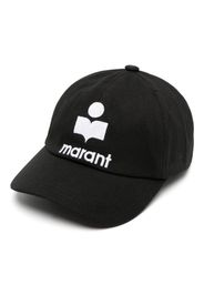 ISABEL MARANT logo-embroidered cotton cap - Schwarz