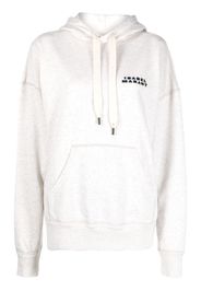 ISABEL MARANT logo-print hoodie - Nude