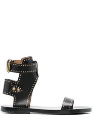 ISABEL MARANT stud-embellished leather sandals - Schwarz