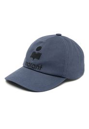 ISABEL MARANT embroidered-logo cotton cap - Blau