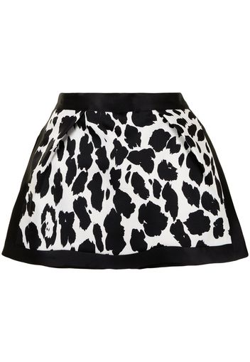 Isabel Sanchis Hosenrock mit Leoparden-Print - Schwarz