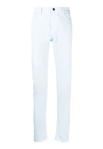 Isaia regular slim fit denim - Blau