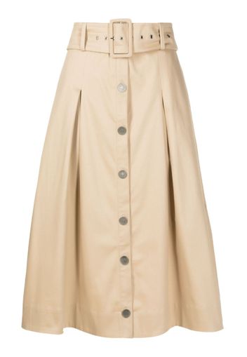 Isolda Virginia midi utility skirt - Nude