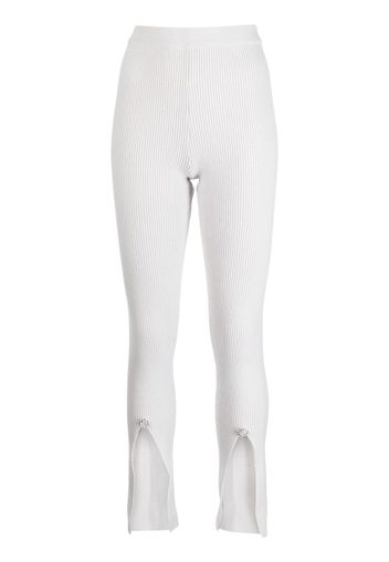 Izaak Azanei Gestrickte Leggings - Grau