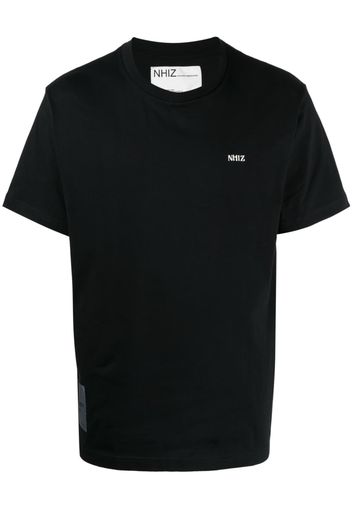 izzue T-Shirt mit Logo-Print - Schwarz