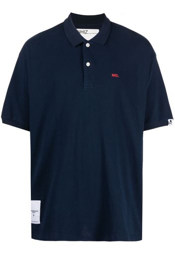 izzue Poloshirt mit Logo-Stickerei - Blau