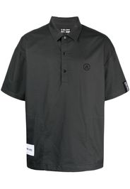 izzue Poloshirt mit Logo-Stickerei - Grau