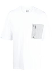 izzue T-Shirt mit Taschendetail - Weiß