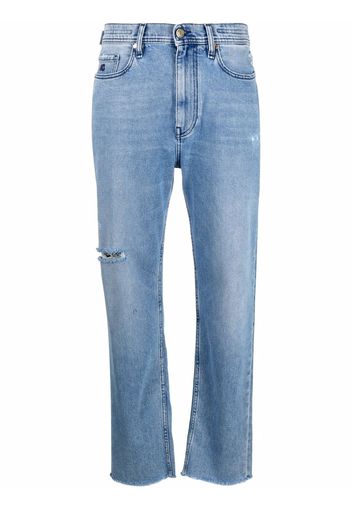 Jacob Cohen Boyfriend-Jeans mit hohem Bund - Blau