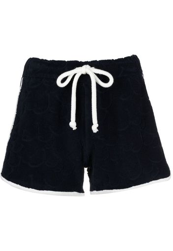 Jacob Cohen logo-embossed cotton shorts - Blau