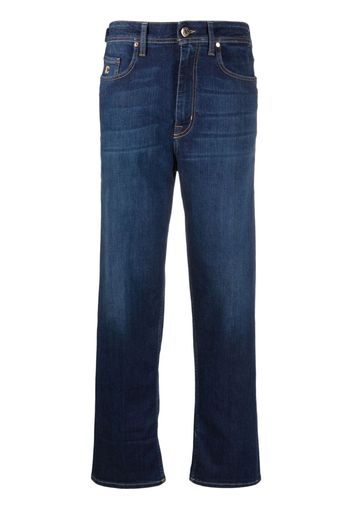 Jacob Cohen embroidered-logo boyfriend jeans - Blau