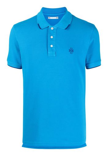 Jacob Cohen Poloshirt mit Logo-Stickerei - Blau