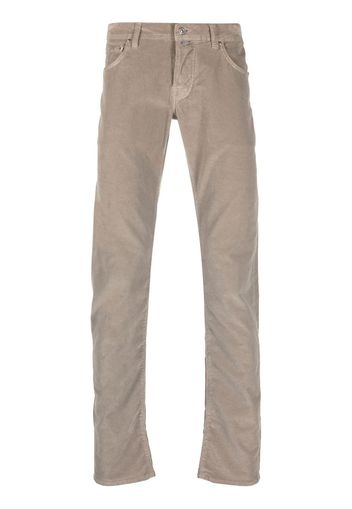 Jacob Cohen corduroy slim-fit trousers - Braun