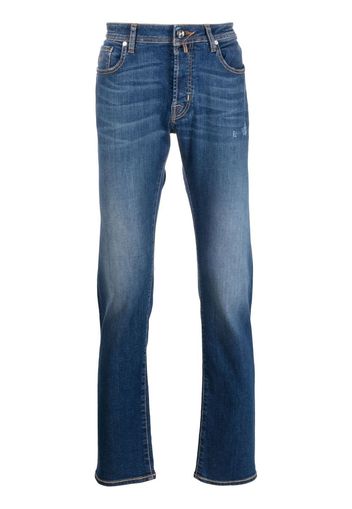 Jacob Cohën mid-rise straight leg jeans - Blau