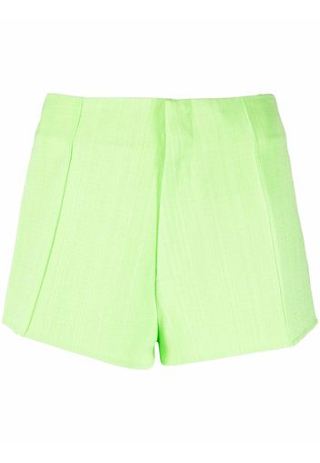 Jacquemus Limao high-waisted mini shorts - Grün