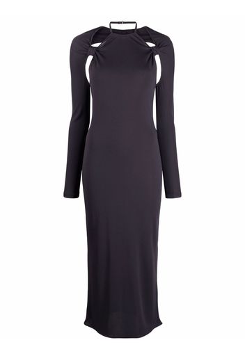 Jacquemus La robe Nodi knotted cut-out dress - Blau