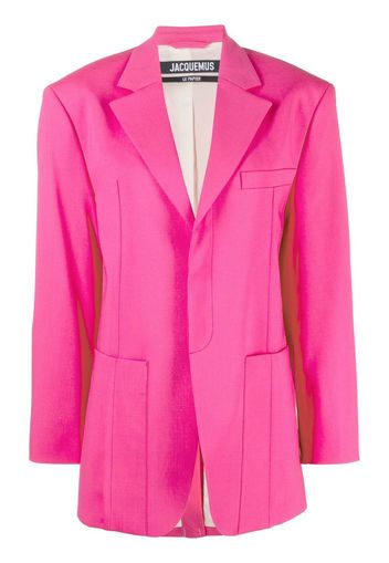 Jacquemus notched-lapel single-breasted blazer - Rosa