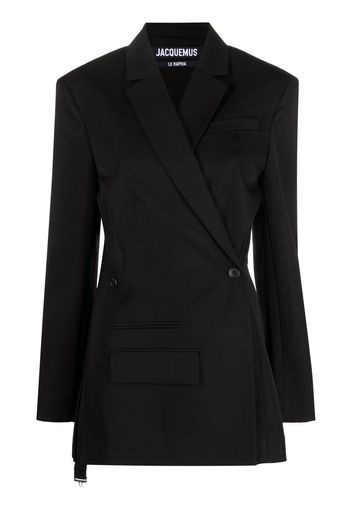 Jacquemus double-breasted blazer - Schwarz