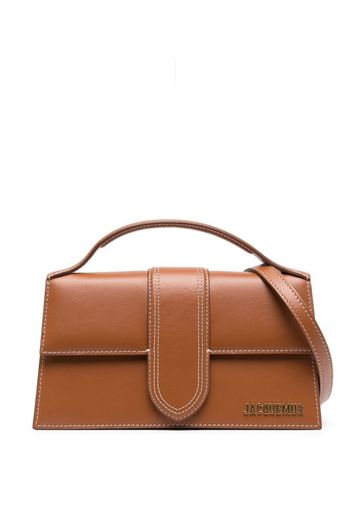 Jacquemus Le Bambinou logo-plaque crossbody bag - Braun