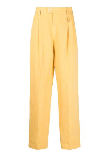 Jacquemus Le Raphia Madeiro straight-leg trousers - Gelb