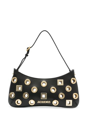 Jacquemus Le Bisou rond carré shoulder bag - Schwarz