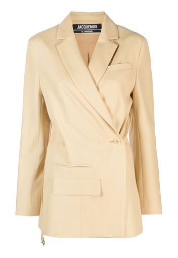 Jacquemus Le Veste Tibau crossover blazer - Nude