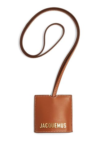 Jacquemus Le Porte Clés Bagage keychain - Braun