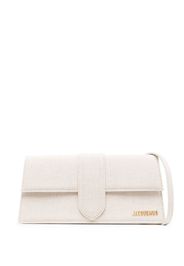 Jacquemus Le Bambino linen shoulder bag - Nude