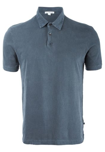 James Perse Klassisches Poloshirt - Grau