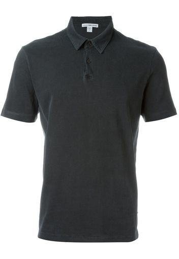 James Perse Klassisches Poloshirt - Grau