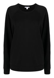 James Perse Sweatshirt mit lockerem Schnitt - Schwarz