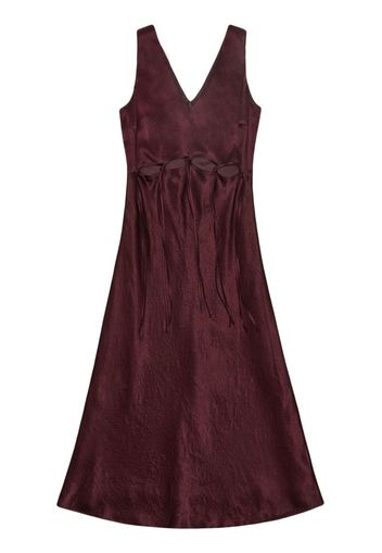 Jason Wu V-neck sleeveless silk dress - Rot