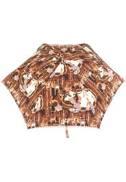 Jean Paul Gaultier Pre-Owned Regenschirm mit Print - Braun