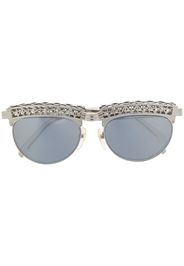 Jean Paul Gaultier Pre-Owned 'Eiffel' Sonnenbrille - Silber