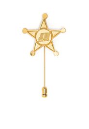 Jean Paul Gaultier Pre-Owned 1980s Junior Gaultier sheriff star pin - Gold